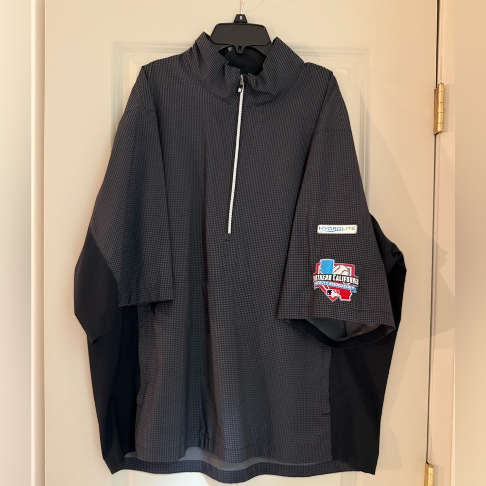 Gray and Black Half-Zip Foot Joy SoCal Scouts Pullover | Size XL
